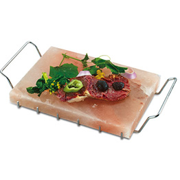 Himalayan Salt Plate & Holder Set
